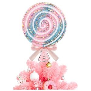 Colorful Swirl Lollipop Tree Topper